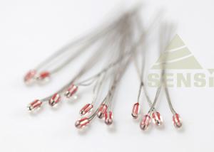 China Firm Structure Negative Temperature Coefficient Thermistor , Radial Glass NTC Thermistor factory