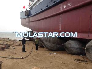 China Molastar New Style Pneumatic Inflatable Floating Anti-aging Natural Rubber Pneumatic Marine Fender factory