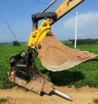Excavator Mechanical Spare Parts Safety Hydraulic Quick Hitch Release Coupler