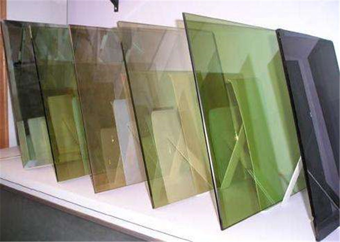 High Transmittance Gold Reflective Glass , Silver Reflective Glass For Green House