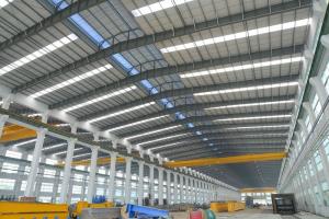 China Alkyd Paint Tubular Steel Structures With AWS , BS , EN , ISO Certificate factory