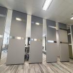 Wooden Operable Acoustic Movable Partition Walls / Hotel Banquet Hall Sliding