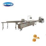 ISO Single Row Ice Cream Biscuit Sandwich Machine With Packing Line