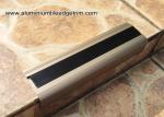 Anodised Matt Champagne Aluminum Metal Stair Nose Moulding 35mm x 55mm TL30