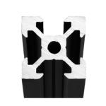 6063 Indstrial Rail V Groove Aluminum Extrusion powder coating