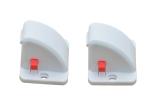 Hidden Drawer Cabinet Child Safety Lever Door Locks 4.2*4*3.5cm Size Long