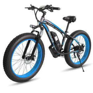 China 16AH 26 Inch Fat Tire Electric Bike 80km Pedal Assist Mode ODM factory