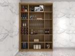 Wine Cabinets For Home Used Of MDF Board In Wall Storage Units With Glass
