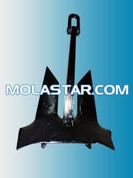 China Molastar Stockless Steel Anchor For Sale AC-14 Anchor Steel Anchor For Marine High Holding Power Anchor factory