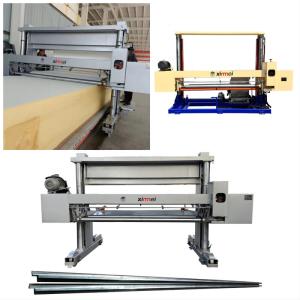Long Sheet Sponge Polyurethane Foam Cutting Machine High Efficiency