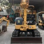 Well-maintained used mini komatsu pc40 excavator opened cabin pc 40 4 ton small