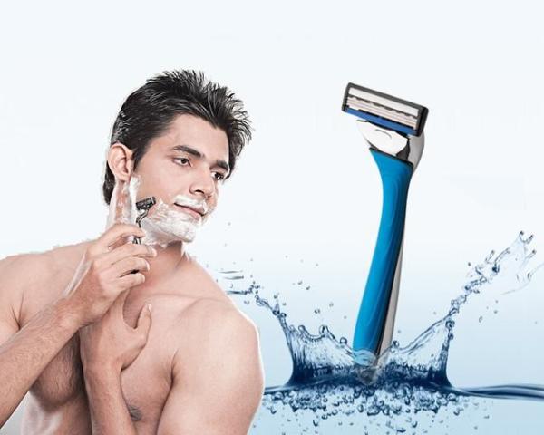 Long Lasting Shaving System Razors Plastic Disposable Triple Blades Shaving