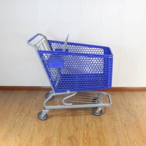 China 165L Hot Selling Durable America Style China Plastic Shopping Carts factory
