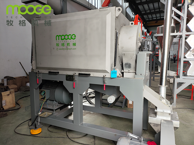 PET Water Bottle Washing Line Crusher Shredder Recycling Machine