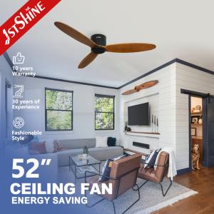 China 5-Speed DC Motor Remote Control Ceiling Fan Class A Energy Efficiency Rating for Home factory