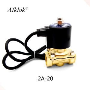 China Brass 20mm 3/4 inch Normally Closed Underwater Solenoid Valve in China 110v factory