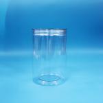 35.5oz Food Grade Food Candy Nuts Clear Cylinder Round PET Plastic Jar Clear