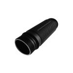 Black Aluminum Knurled Tube Polished Anodizing CNC Turned Components