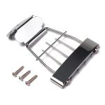 Jazz Bass Bridge Tailpiece Silver 4 Strings Low Tailpieces Replacement Zinc