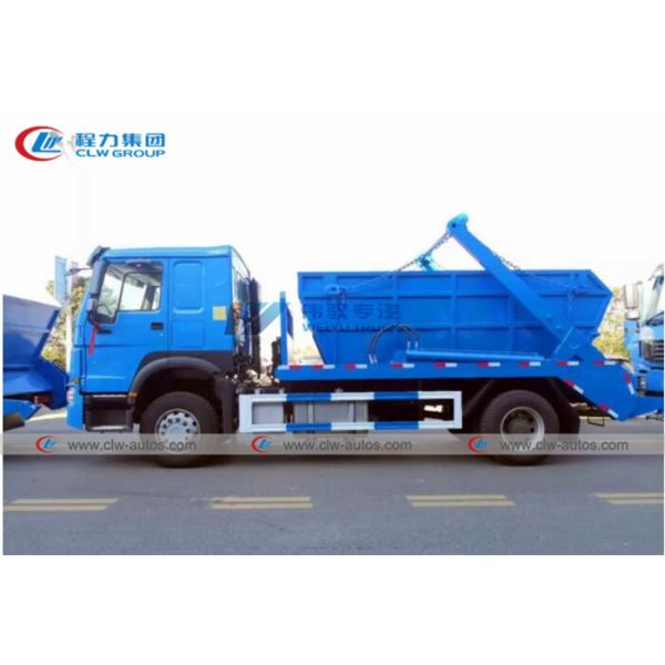 RHD Howo 8M3 10M3 Skip Loader Container Garbage Truck