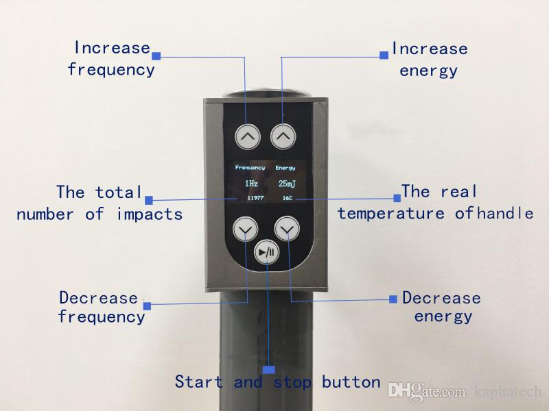 Back Pain Relieve Shockwave Lose Weight Machine With 2 Handles