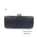 Rectangle shape high quality gold color plastic box metal purse frame