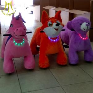 China Hansel outdoor playground plush animal toy ride for mall for sale on sale