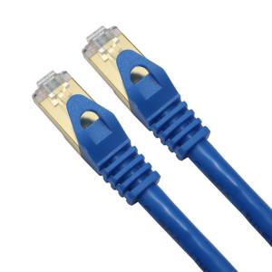 China 26AWG 48Gbps Cat Ethernet Cable Oxygen Free Network Cable 40Gbps SFTP factory