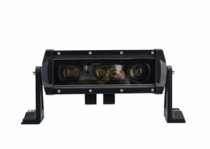 China DC9~60V Vehicle LED Light Bar 6D Single Row 8 Inch 45W For Offroad ATV UTV Truck factory