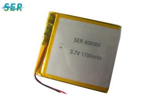 China Prismatic Pouch Lithium Ion Polymer Rechargeable Battery 3.7V 406066 For Solar Light factory