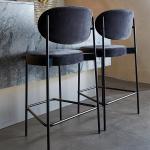 Urban Metal Frame Industrial Bar Stools With Backs Rust - Proof Design