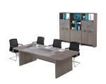 240cm Laminated Chipboard Modular Melamine Conference Table For 10 Persons