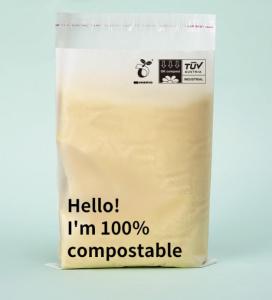 China PBAT PLA Compostable Mailing Bag Biodegradable Eco Friendly Mailers factory