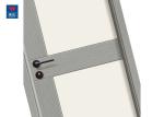 Wooden Soundproof PVC WPC Toilet Eco Friendly Doors