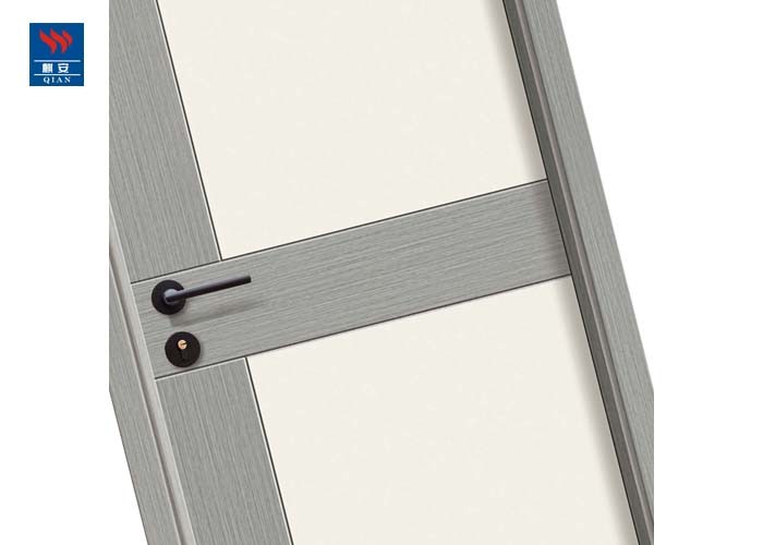 Wooden Soundproof PVC WPC Toilet Eco Friendly Doors