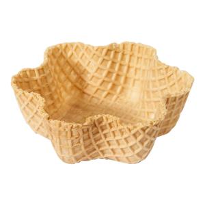 China CE Crispy Tart Chocolate Waffle Cones 92mm Caliber , Custon Size factory