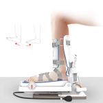 Ankle post-surgery hemiplegia stiffness foot drop dorsiflexion large angle