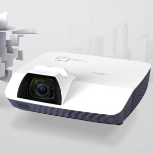 China 3500 lumens WXGA 1280*800 best video projector 0.79m with 80&quot;screen 7W speaker HDMI factory