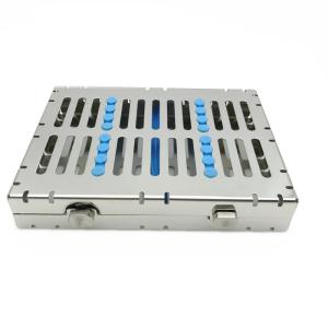 10 Dental Instruments Stainless steel Autoclave Sterilization Cassette Tray