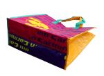 4 Color Printing Carmic PP Woven Shopping Bags, Reusable Carrier Bag With Sewing