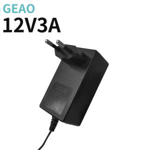 China Electric 12V 3A Power Supply Adapter Lightweight 36W Wall Power Adaptor ROHS factory
