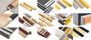 China Aluminium 6063 Tile Trim Corner Trim Anodized 15mm GB Approved Alu6063 T5 factory