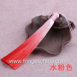 China Colorful classical wholesale chinese tassels trimming fringe for bookmark factory