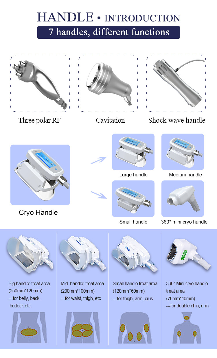 2020 New technology cryotherapy cryolipolysis body shaper slimming weight loss extracorporeal shock wave therapy equipme