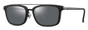 China PARIM Quality Clip On Magnetic Optical Frames Eyeglasses &amp; TAC Polarized Mirror Sunglasses #83603 B1/C1/R1 factory