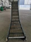 PU PVC Skirt Baffle Belt Stainless Steel Conveying Belt Conveyor for Food
