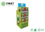 Multi Shelves Cardboard Floor Displays , Customizied Reusable Cardboard Book
