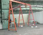 Aluminum Mobile Gantry Crane Span 3m-10m Hoist Trolley