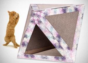 China Furniture Safe Incline Cat Scratcher Reversible Help Good Scratching Habbits factory