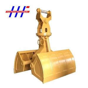China Q460 Mud Gravel Excavator Clamshell Bucket NM360 Clamshell Loader Bucket factory